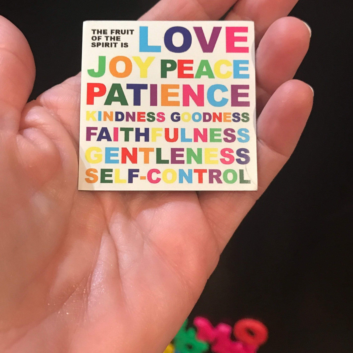 Best bible verse Fruit of the Spirit Magnet for Fridge-Locker-Stocking ...